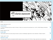 Tablet Screenshot of chrissamnee.com